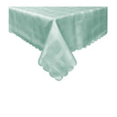 Jacquard Table Cloth Checkered Frost 180 cm Round-1