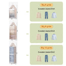 6-12 Large Grids Wardrobe Clothes Organizer Hanging Wardrobe Pants Storage Bag (6 Grids)-7