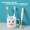 10 Pcs Set Rabbit Shape Super Soft Children's Toothbrushes for 2 to 8 Years-2