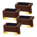 4 Pack SolarPower Deck Lights Outdoor Step Lights Waterproof LED lights-1