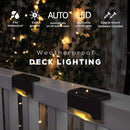 4 Pack SolarPower Deck Lights Outdoor Step Lights Waterproof LED lights-5