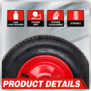 16" Wheelbarrow Trolley Wheel 4.80/4.00-8 Pneumatic Tyre 16mm Bore Tire Steel-6