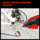 17Pc Ratchet Spanner Set Metric Combination Wrenches Open End Ring CR-V 8-24mm-10