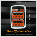 14Pc Torx Key Bit Set Tamper Proof Star Wrench Bits T5-T40 Socket Adapter S2 New-10