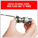 4Pc Pick Hook Set O Ring Oil Seal Remover Non-Slip Rubber Handle Red Local Stock-6