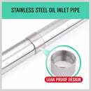 Aluminium Rotary Drum Pump Diesel Fuel Kero Oil Petrol 44 Gallon Drum Hand Pump-6