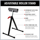 Foldable Roller Support Stand Adjustable Bench Holder 67-110cm Heavy Duty Steel-3