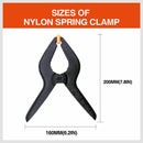4Pc 9'' Strong Spring Clamps  Heavy Duty Nylon Clip Quick Grip Black Large Size-3