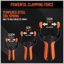 20Pc Spring Clamps Set Heavy Duty Nylon Clips 3 Sizes Non-Slip Grip TPR Handle-6