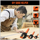 20Pc Spring Clamps Set Heavy Duty Nylon Clips 3 Sizes Non-Slip Grip TPR Handle-7