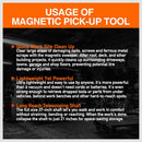 Large Magnetic Pick Up Tool Extra Long Telescopic Hold 30kg Extensible 60-100cm-10