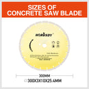 300mm/12" Concrete Saw Blade Masonry Cutting Disc Circular Diamond Stone Cutter-6