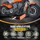 205KG Motorcycle Motorbike Lift Jack Motorcycle Stand Hoist Repair Work Bench-9