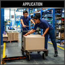 4Pc 3.5'' Heavy Duty Steel Castor Wheel Swivel Caster 500KG/EA Loading Capacity-7