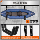 HORUSDY Large 4Pc Wall Mount Hook Set Heavy Duty Garage Kayak Holder Bike Rack-5