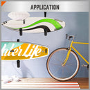 HORUSDY Large 4Pc Wall Mount Hook Set Heavy Duty Garage Kayak Holder Bike Rack-8