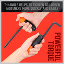 36-Piece Hex Key and Torx Key Set Metric & Imperial Allen Wrench with T-Handle-5