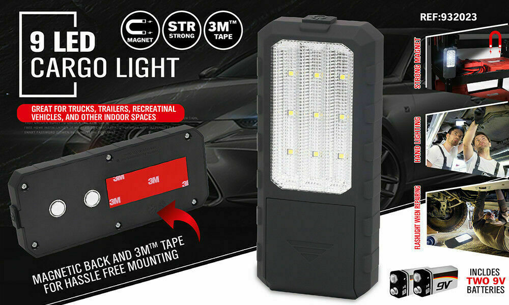 LED Light Camping Portable Magnetic Garage Work Auto Repair Torch Super Bright - 0