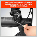 26Pc Allen Wrench Set Ball End Long Arm Hex Key Metric & Imperial With Holders-6