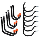 12Pc Wall Mount Hooks Set Heavy Duty Steel Garage Storage Rack Utility Hangers-1