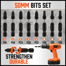 42Pc Impact Screwdriver Bit Set Magnetic Drill Holder Socket Drilling Adapter-5