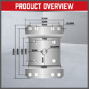 Trailer Caravan Canopy Jack Leg Stand Heavy Duty 2267KG/5000lbs Side Handle-5