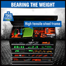 HORUSDY 10-Drawer Tool Box Chest Toolbox Lockable Drawer Cabinet Garage Storage-7