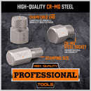 25Pc Screw Extractor Set Multi-Spline Easy Out Broken Bolt Remover Tool Hex Head-5