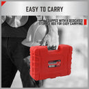 HORUSDY Hand Held Vacuum Pump Brake Bleeder Pressure Tester Vacuum Gauge Kit-7