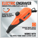 Electric Hand Engraver Engraving Tool With Stencils For Glass Metal Wood Plastic-4