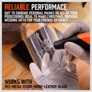 Electric Hand Engraver Engraving Tool With Stencils For Glass Metal Wood Plastic-7