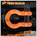 Heavy Duty 9.1M Recovery Tow Straps Snatch Kit - 32,000 LBS Break Strength with D-Ring Shackles for Off-Roading Recovery and Hauling-10