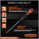 HORUSDY 2Pc 6.1" Flat Mini Needle File Set Metal Wood Carving Carpentry Tool-5