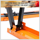 4Pc Mastercraft Sawhorse Metal Folding Non-slip Surface Saw Horse 120KG Capacity-9