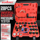 28Pc Radiator Pressure Test Set Cooling System Leaking Check Refill Vacuum Tool-2