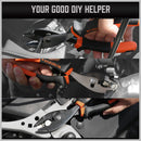 8" Slip Joint Pliers Adjustable Heavy Duty Jars Non-Slip Grip Handle 200mm-7