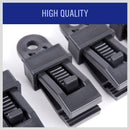 24Pc Camping Awning Tarp Clips Tent Clamps Set Snap Hanger Tighten Survival Tool-3