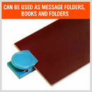 16Pc Magnetic Spring Clamps Magnet Refrigerator Clips Note Holder Fridge Tips-9