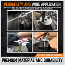 40Pc Tap And Die Set Imperial SAE Screw Screwdriver Thread Drill W/t Pitch Gauge-7