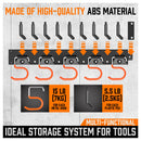 64" Wall Mount Tool Hanger Garden Storage Organizer Mop Broom Holder Hook Pegs-4