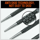 4Pc Nail Punch Set Heavy Duty Solid Steel Hole Punching Leather Gasket 0.8-3.2mm-8