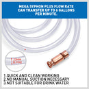 3M Self Priming Siphon Hose Water Jiggler Liquid Transfer Fuel Hose Pump Copper-3