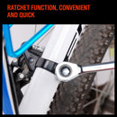 12Pc Ratchet Spanner Set Metric Open & Ring Wrenches 8-19mm CR-V + Rolling Bag-8