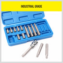 15Pc Torx Bit Set Long & Short Star Key Torque Bits 1/2" Drive CRV Storage Case-7