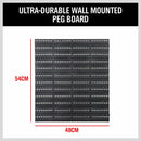 86Pc Wall Mounted Parts Storage Bins Tool Holder Rack Workshop Organiser-8