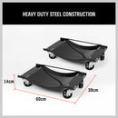 4 x Heavy Duty Wheel Dolly 450 kg 1000 lb Car Vehicle Positioning Jack Platform-10