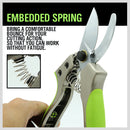 Bypass Pruning Shears Cutter Home Gardening Plant Scissor Branch Tool With Lock-7
