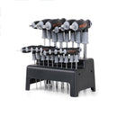18-Piece T-Handle Hex Key Set, SAE/Imperial & Metric Sizes Allen Wrench Set Long Arm with Ball End-1