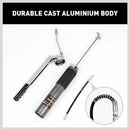 Heavy Duty 600cc Manual Grease Gun Flexible Hose Coupler 10000PSI Oiling Tools-5