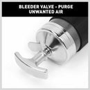 Heavy Duty 600cc Manual Grease Gun Flexible Hose Coupler 10000PSI Oiling Tools-7